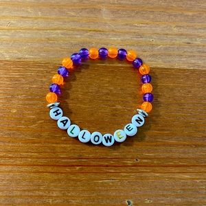 Handmade Halloween bracelet